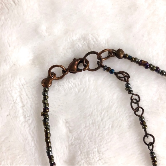 Beaded Fringe Necklace - Picture 7 of 8